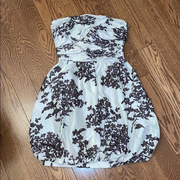 BCBGMaxAzria Floral Strapless Dress - Picture 3 of 4